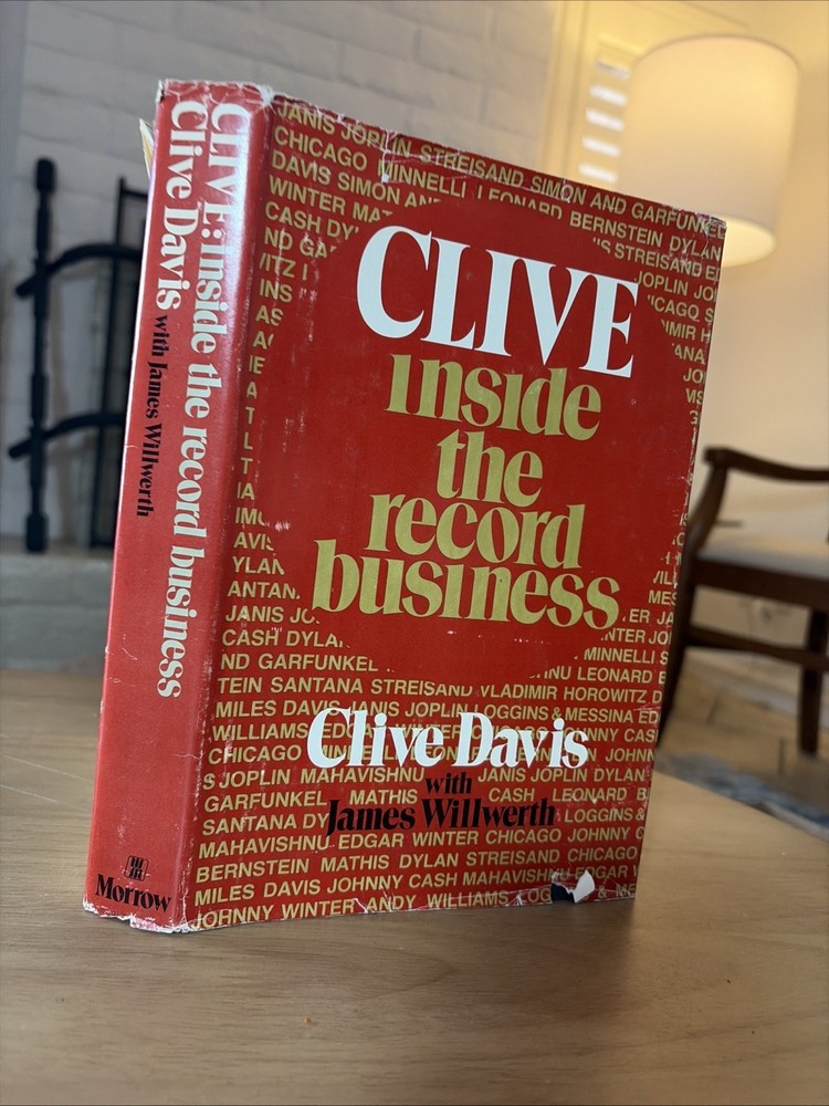 CLIVE: INSIDE THE RECORD BUSINESS By Clive Davis & James Willwerth – HCDJ