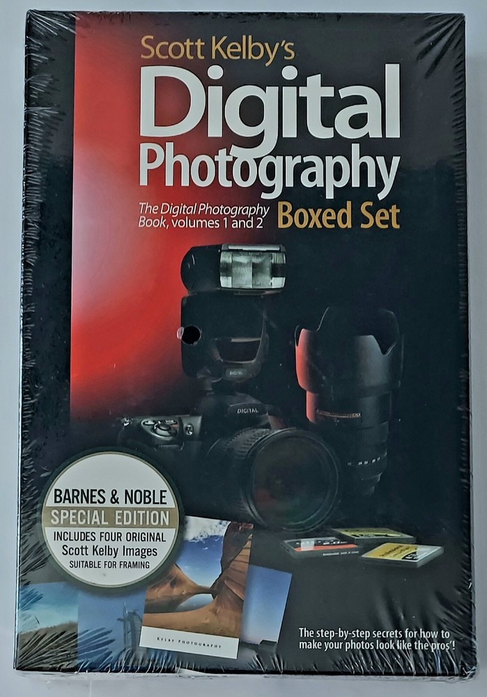 Scott Kelby’s Digital Photography Boxed Set. Volumes 1 & 2. Barnes/Noble Edition