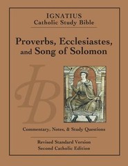 Proverbs, Ecclesiastes, and Song of Solomon (Ignatius Catholic Study Bible), Hah