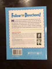 Follow the Directions! : 180 Quick Daily Exercises That Help Kids Learn to…