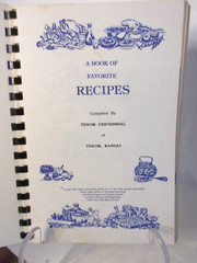 Vtg 1988 Turon Centennial Kansas KS Cookbook 212 Pages