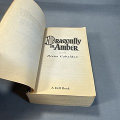 Outlander + Dragonfly in Amber, 6th & 5th Prints, Diana Gabaldon PB 1991 Dell