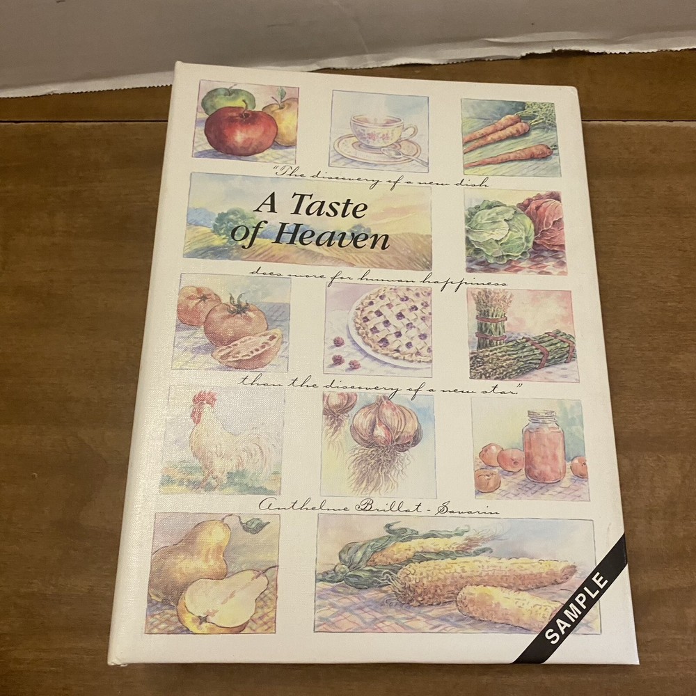 Morris Press Sample Cookbook 2 Ring Binder A Taste Of Heaven