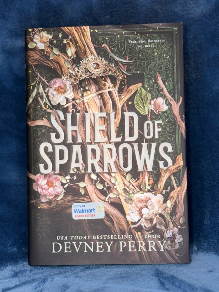 OOP Signed Devney Perry Shield of Sparrows Hardcover (2025) Wal Edition Series