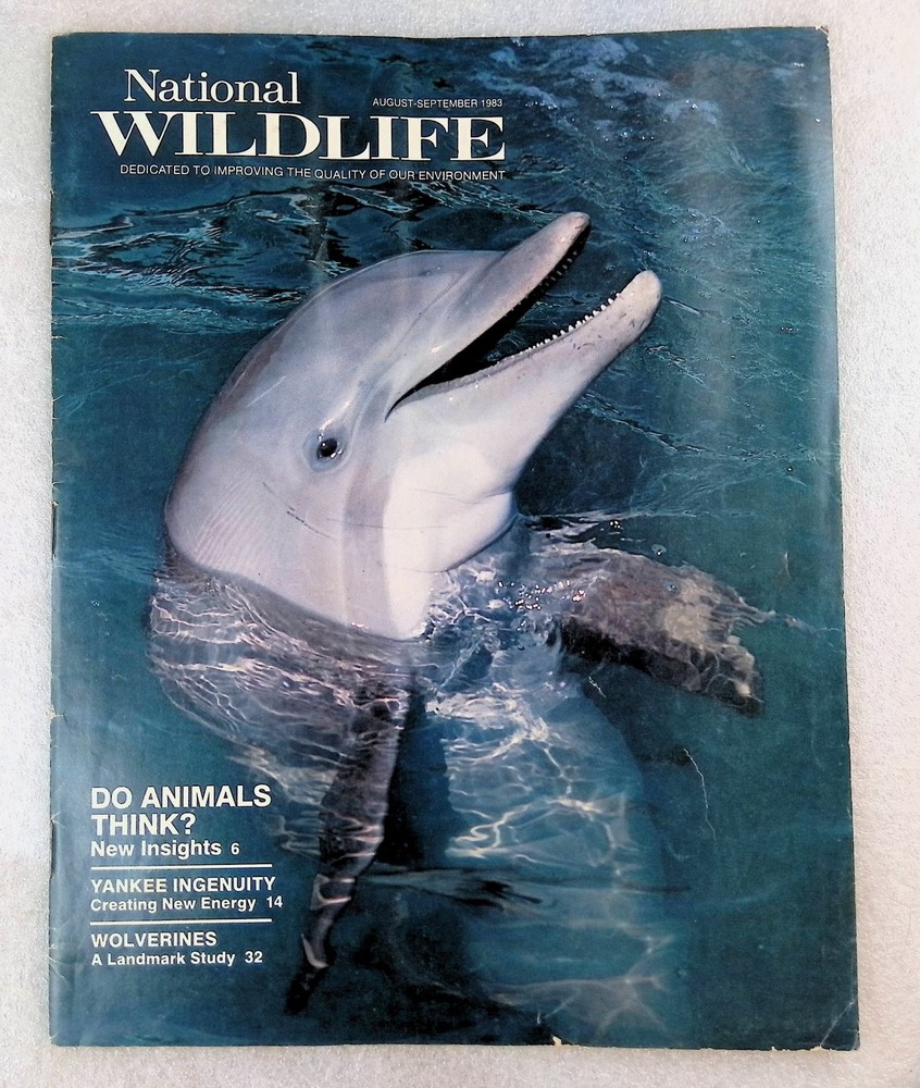 National Wildlife Magazine 1983 Aug-Sep Dolphin Cover Nature Environment