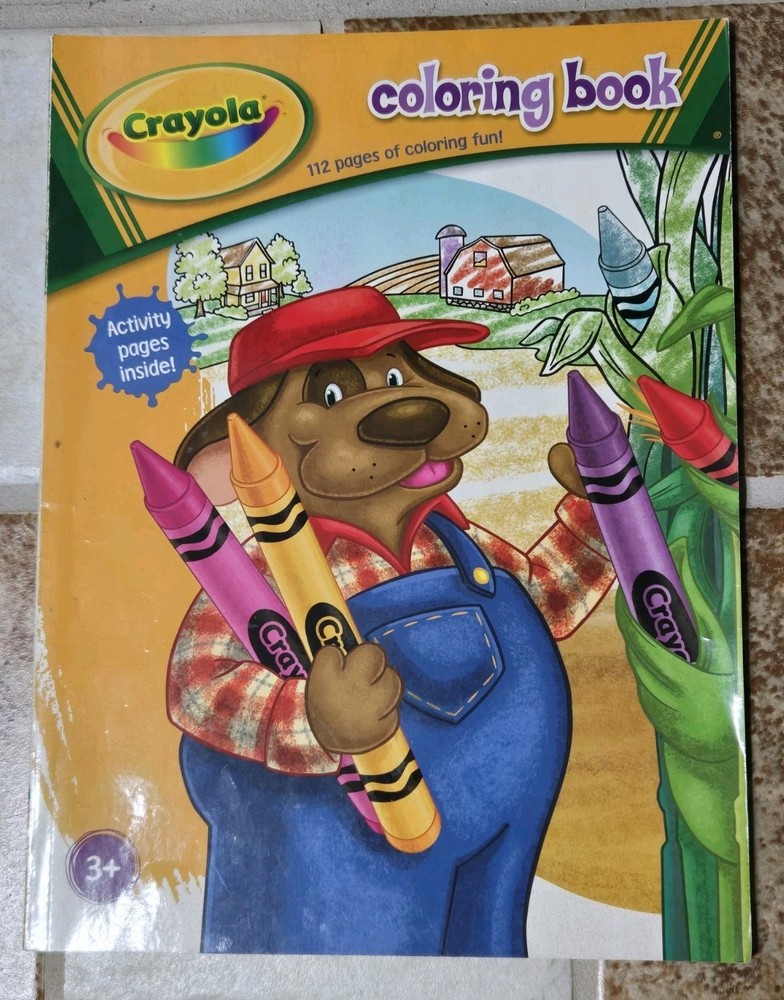 Vintage Crayola Coloring & Activity Book 112 Pages New Ages 3+