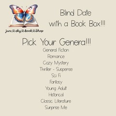 Blind Date with a Book Box Mystery Book Box Mug Favorite Genre Surprise Book Box