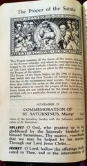 ANTIQUE CATHOLIC LATIN ENGLISH MISSAL; FINE BINDING; TLM BRIGHT GILT; CA.. 1962