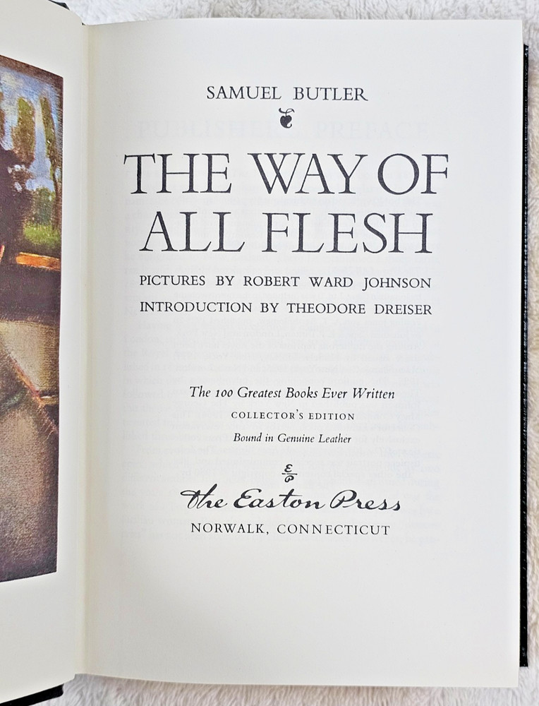 Easton Press The Way of All Flesh Samuel Butler Leather Collector’s Edition VTG