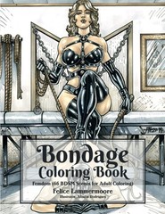 Bondage Coloring Book: Femdom (66 BDSM Scenes for Adult Coloring)