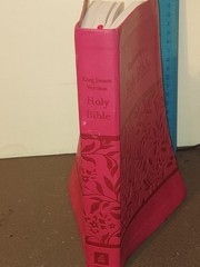 Red King James Version Holy Bible Imitation Leather Small Print in English