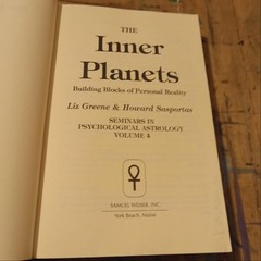 The Inner Planets Building Blocks Of Personal Reality 1993 Weiser 8vo SC VG+