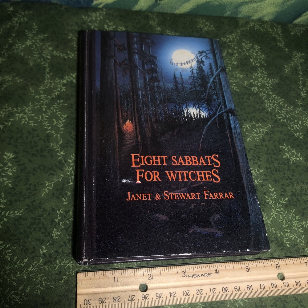 EIGHT SABBATS FOR WITCHES ~ JANET/STEWART FARRAR *Very Good” 1981 HC Occult Book