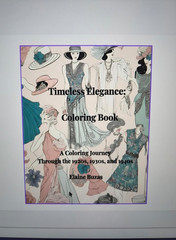 Timeless Elegance 1920s-1940s Fashion Coloring Book – 30 Pages Digital Download
