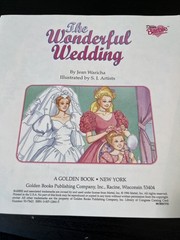 Dear Barbie The Wonderful Wedding By Jean Waricha 1996 Golden Books