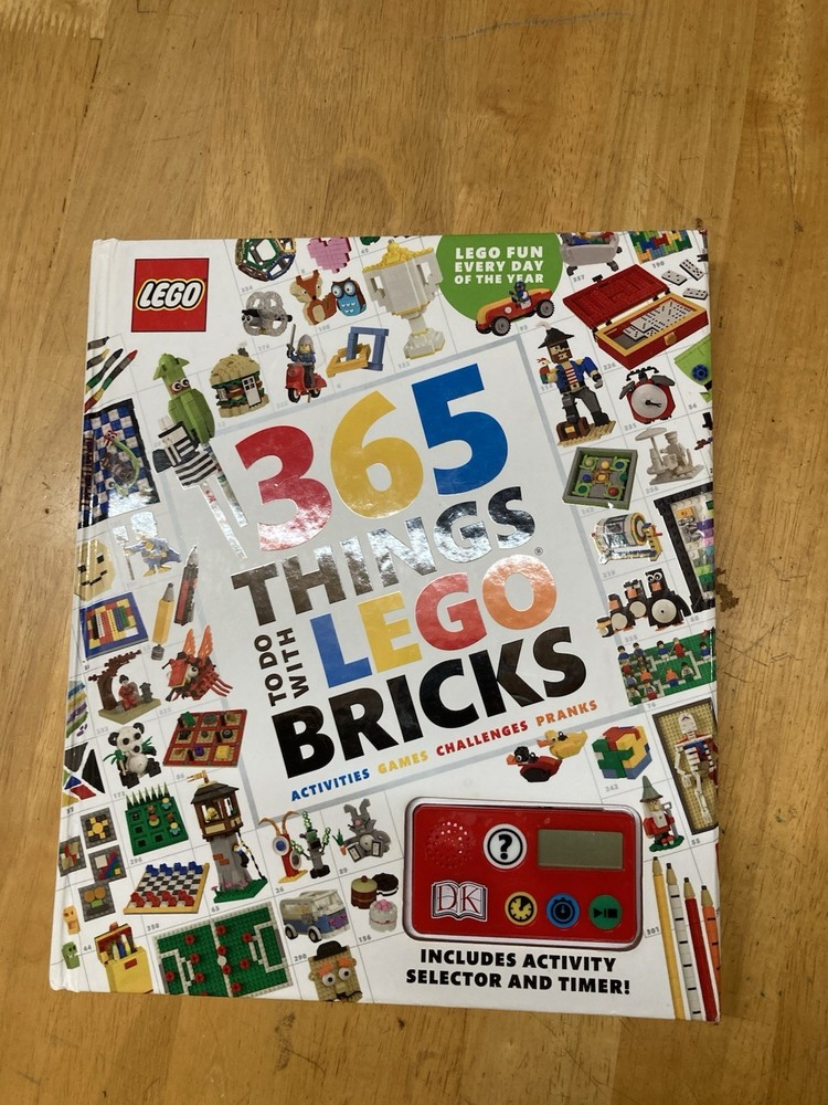 365 Things to Do with LEGO Bricks Hardcover by Simon Hugo DK w/ Selector & Timer