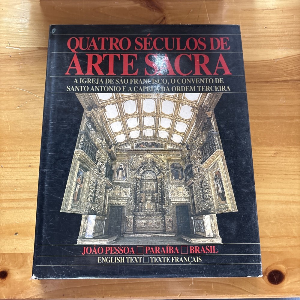Quatro Seculos de Arte Sacra Brazil Sacred Art Book Trilingual Bloch 1990