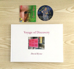 David Byrne’s Voyage of Discovery Book w/ VIP CD Style Ticket – New – unsigned