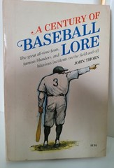 Ballpark of BASEBALL stuff : BOOKS {Lore/Stories/Essays/Overviews/Humor/Labor +}