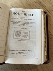 Cambridge Cameo KJV King James Ver Bible Genuine French Morocco Leather 74XRL