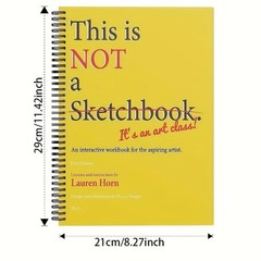 „This is Not a Sketchbook” – Interactive Art Class Drawing Book for Adults & Kid