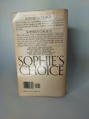 William Styron – Sophie’s Choice – Paperback Film/TV Adaptation