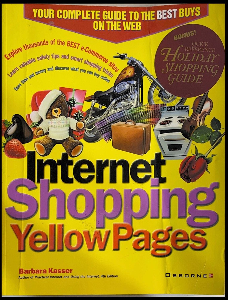 Internet Shopping Yellow Pages 2001 Holiday Sopping Guide By Barbara Kasser