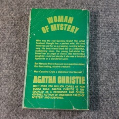 Vintage Agatha Christie Paperback Book Lot of 4 Poirot Mysteries Dell 60s 70s