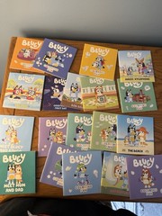 Disney Pixar Usborne Bluey Massive Lot of 50+ Kids Mini Books Stories Coloring