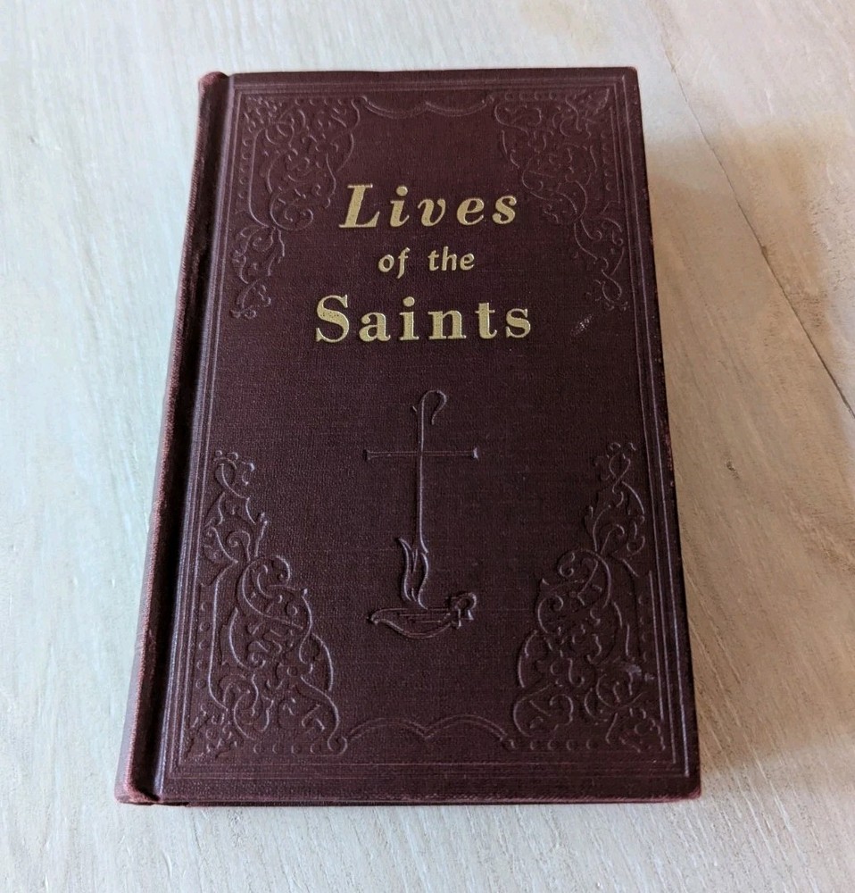 Lives of the Saints Every Day Year Hoever 1963 Catholic Book Illustrated VG