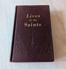 Lives of the Saints Every Day Year Hoever 1963 Catholic Book Illustrated VG