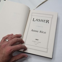 Anne Rice Lasher Book Adult OS Black Good 1st Edition Hardcover 1993 Novel