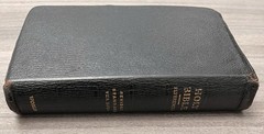 MOROCCO LEATHER Bible; RSV World 1962; Concordance; Thumb Indexed; Color Maps