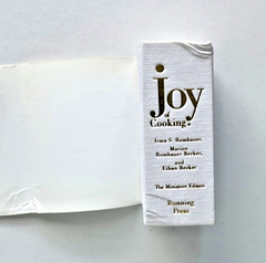 Joy of Cooking. Irma S. Rombauer, etc. 1997: 1st ed. Mini Bk. VG 2.75″x3.25″ HC