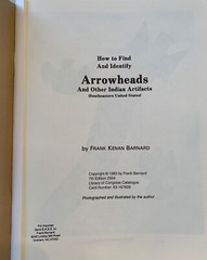 Arrowhead Hunting Guidebook, Native American Artifacts, by Frank Kenan Barnard