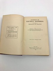 Elements Of Electrical Engineering Arthur L. Cook 1929 HC 584 Pages