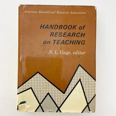 Handbook of Research on Teaching Pedagogy Studies Hardcover Book NL Gage 1971