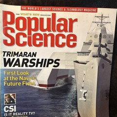 Vintage Popular Science Magazine August, September, November 2001 HISTORIC ISSUE