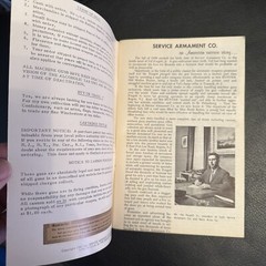 Service Armament Co.1961 Centennial Ed. VTG Advertising Soft Cover