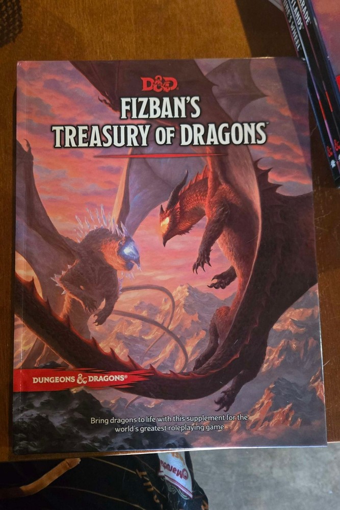 Dungeons & Dragons Fizban’s Treasury of Dragons Book Like New