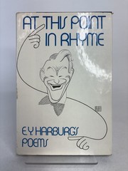 At This Point in Rhyme by Crown Publishing Group Staff and E. Y. Harburg Poems