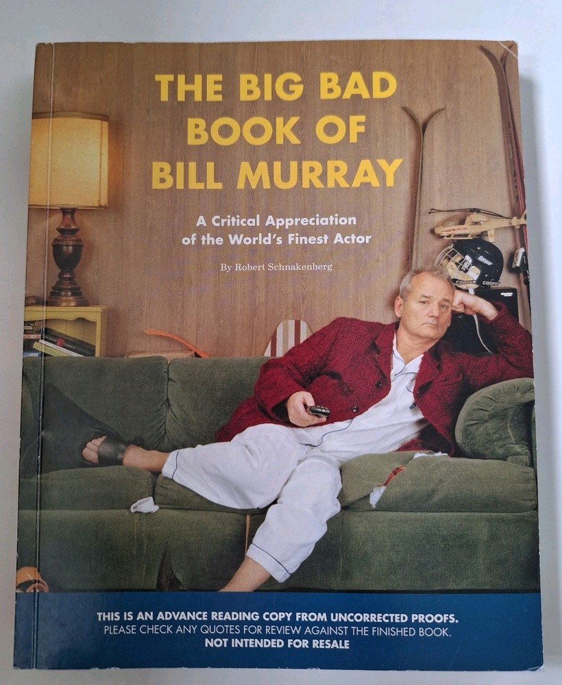 SIGNED ARC – The Big Bad Book of Bill Murray (Uncorrected Proof, 2015)