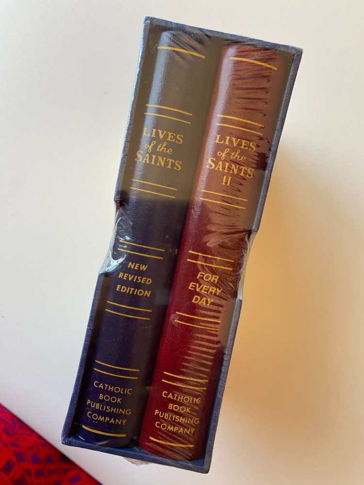 NEW BOXED LOT 2~Lives of the Saints~CATHOLIC~Illustrated Vol 1 & 2~SEALED~
