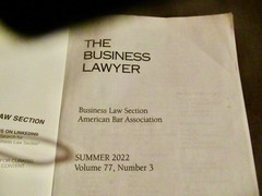 American Bar Association The Business Lawyer 2022 volume 77 pages 621-1356