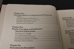 Studies in Outdoor Recreation Review & Synthesis Social Science Literature