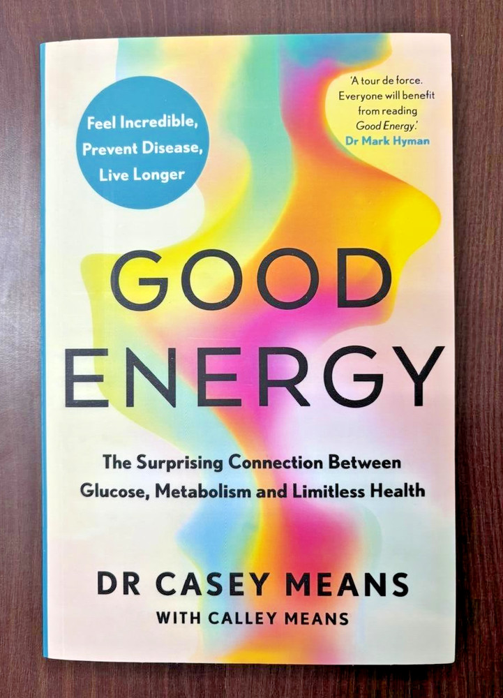 Good Energy by Dr. Casey Means NEW Paperback…….