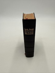 St. Joseph Continuous Catholic Sunday Missal & Hymnal English 1958 Leather