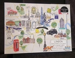London Map 1000 Piece Puzzle by Galison (2019, Merchandise, Other)