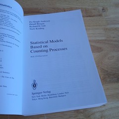 Statistical Models Based on Counting Processes Andersen Borgan Gill Keiding 1993