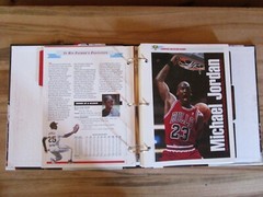 Sports Pages The Book for Fans 1996 Newfield, Binder, 10 Divider Tabs, 50 Pages